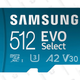 Samsung EVO MicroSD (512GB) | $47 | Amazon